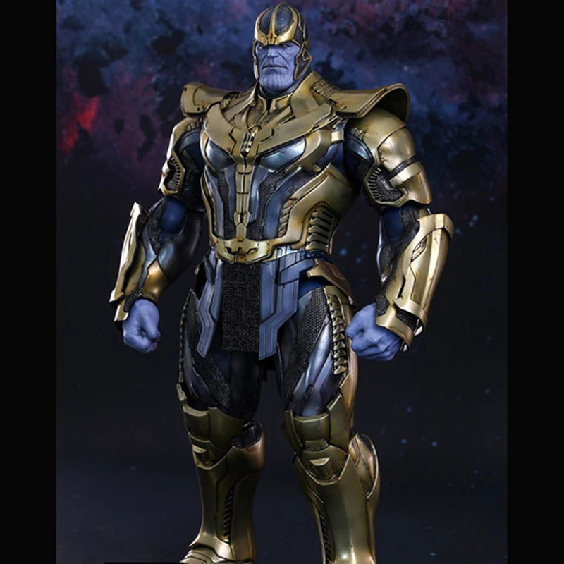 Горячие игрушки совместимые с Marvel Thanos in Avengers 36 см подвижные фигурки для