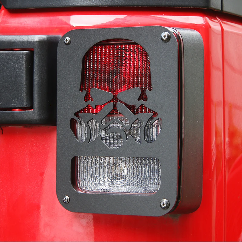 SHINEKA железная накладка на заднюю фару защитная наклейка подходит для Jeep Wrangler JK