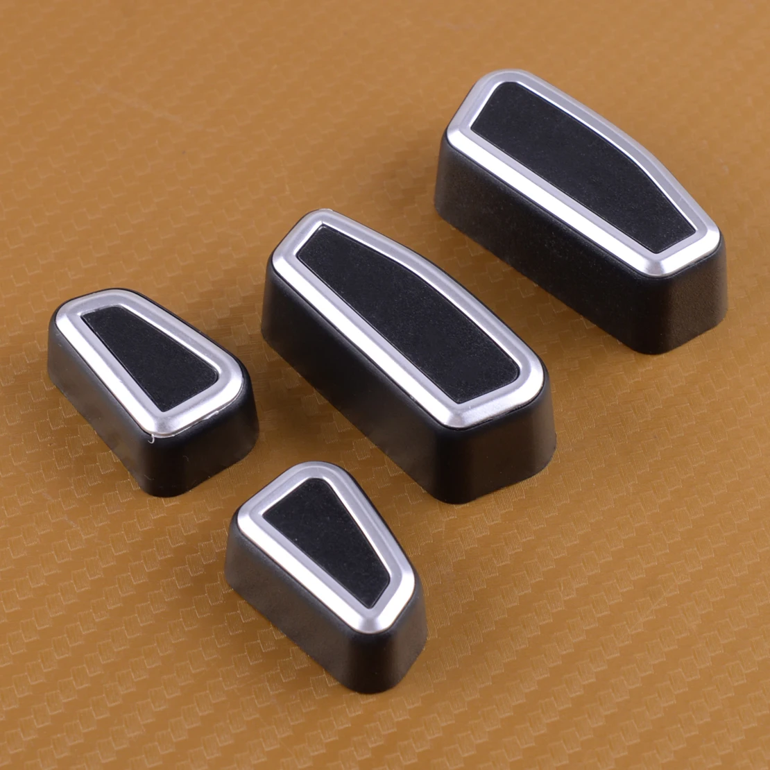 

beler Interior Styling Accessories ABS 4pcs Front Seat Adjust Switch Cover Trim fit for Jeep Cherokee Grand Cherokee Durango