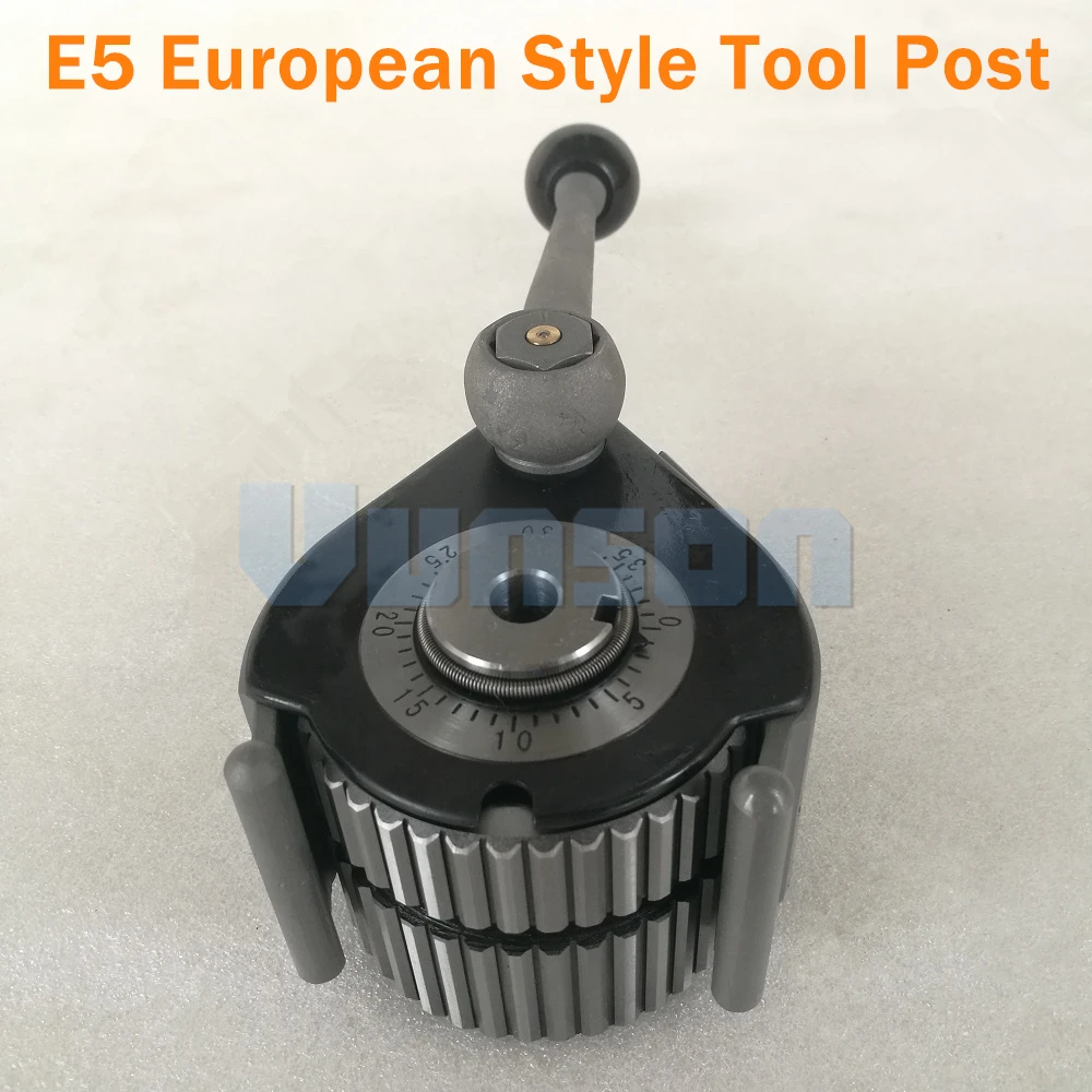 TOOE5 EuropeanType быстрый инструмент для замены QCT Post Turret наборы включают 1 шт. инструмент post+ 4 шт. держатель инструмента для токарного станка качания Dia. 200~ 400 мм