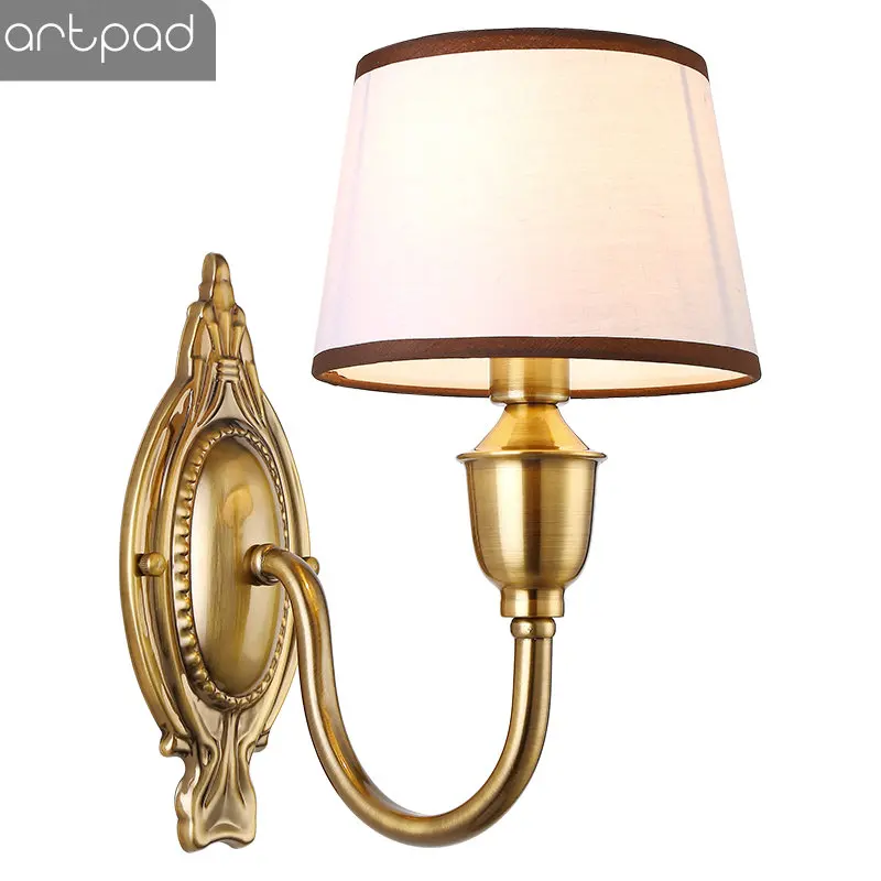 Американский бра Встроенный Настенный светильник прикроватные лампы для чтения