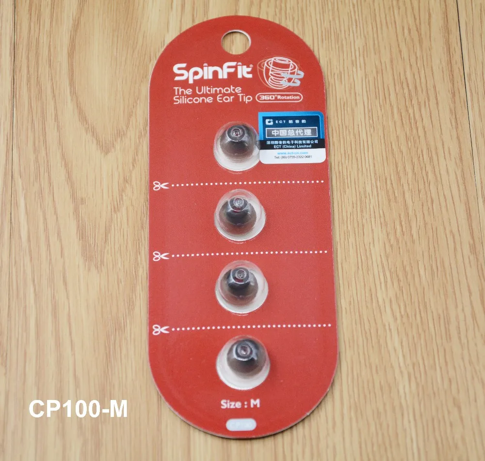 1 пара(2 шт.) Оригинальные наушники SpinFit CP100 CP800, патентованный силиконовый наушник, инновационная технология, наушник