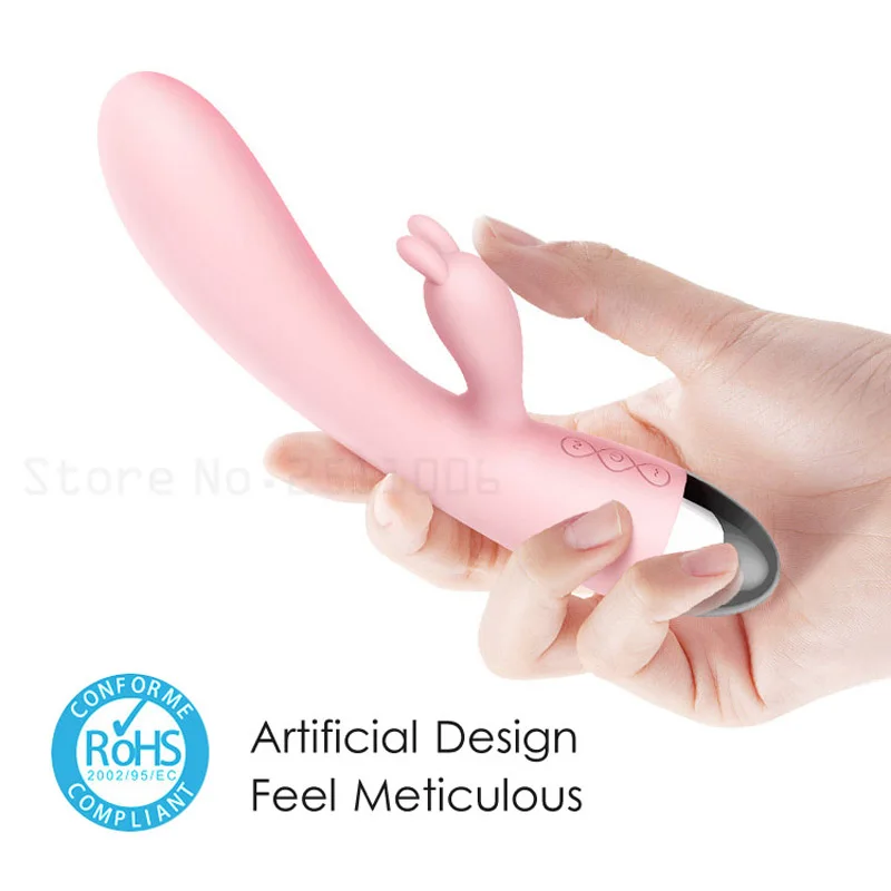 Вибратор Кролик вращающийся через USB G-Spot огромный Электрический вибратор