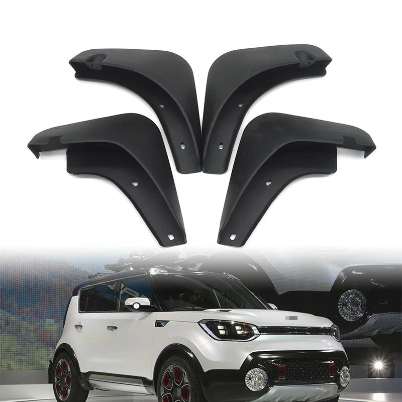 NWIEV автостайлинг передние и задние брызговики для KIA Soul Брызговики 2010 2011 1