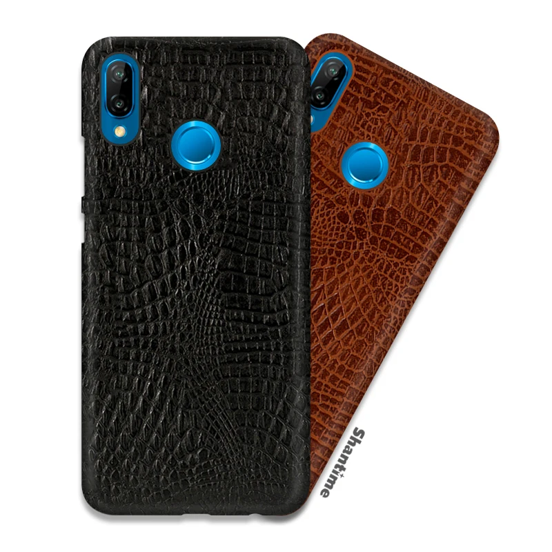Винтажный чехол из искусственной кожи крокодила для huawei Nova 3i телефона 4 в деловом