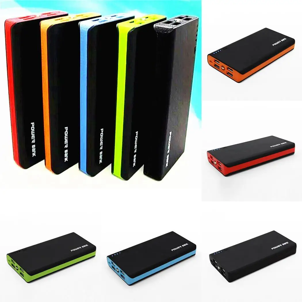 4 USB выходы power Bank чехол DIY Kit портативный внешний аккумулятор зарядное устройство