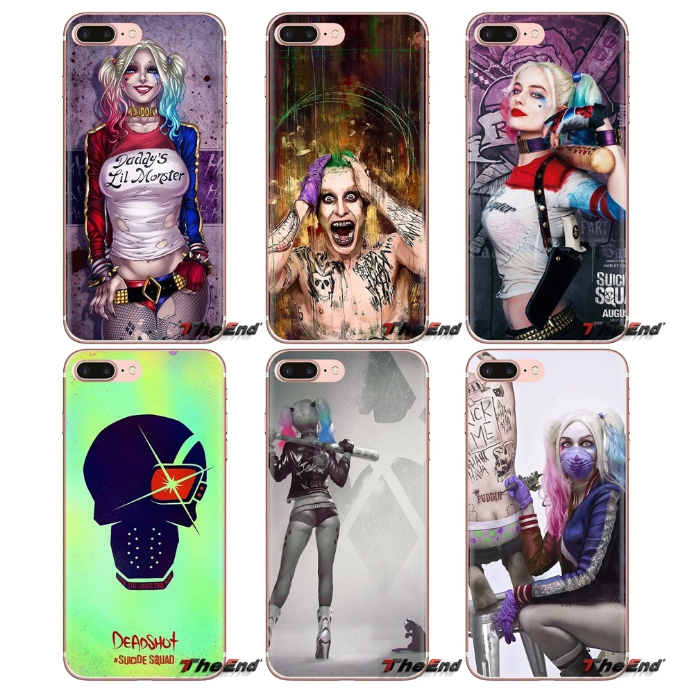 Phone Skin Case Suicide Squad Harley Quinn Joker For Huawei G7 G8 P7 P8 P9 P10 P20 P30 Lite Mini Pro P Smart Plus 2017 2018 2019 |