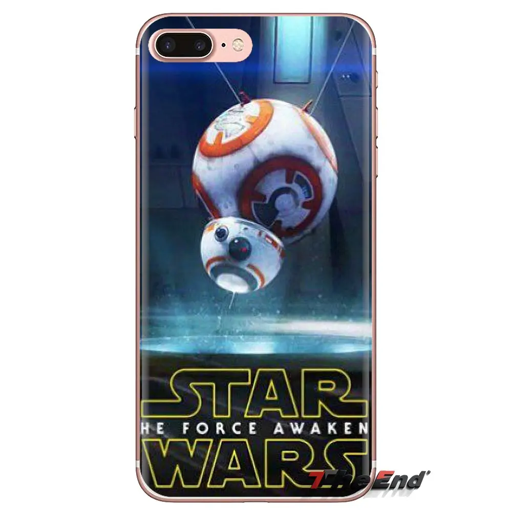 Прозрачный мягкий чехол-BB-8 с изображением Звездных Войн для LG Spirit Motorola Moto X4 E4 E5 G5