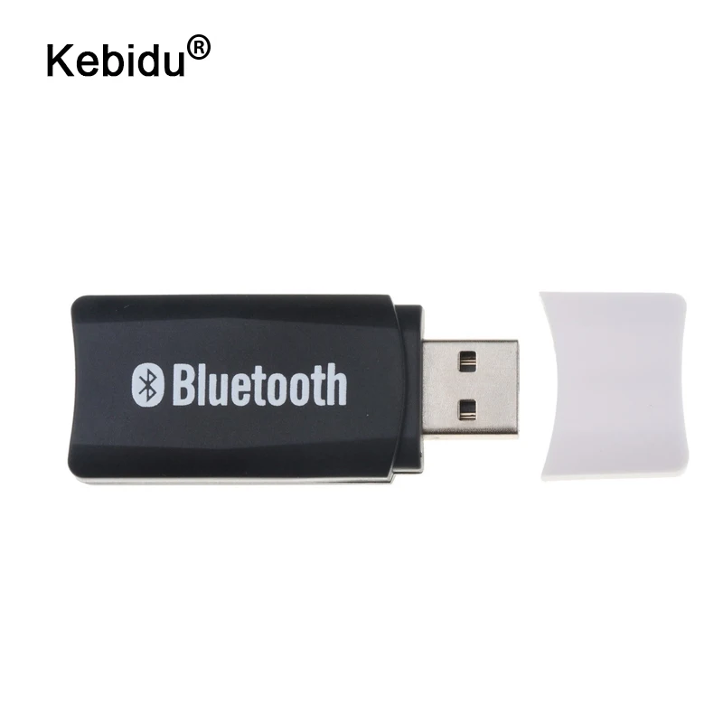 Kebidu Bluetooth 5 0 USB приемник беспроводной адаптер ключ AUX с 3 мм аудиокабелем гарнитура