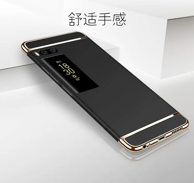 Роскошный Жесткий чехол-бампер из поликарбоната для Meizu Pro 7/Pro7 Plus, защитный чехол, броня, чехол, funda, 3в1, для дома