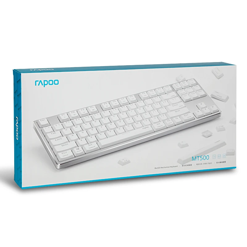 Новая Механическая игровая клавиатура Rapoo с подсветкой для офиса, для Windows и Mac OS, двойная система