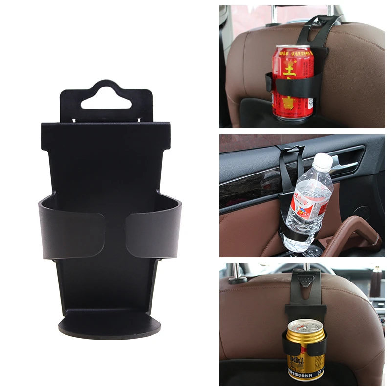 

Universal High Quality Car Bottle Drinks Holder Black ABS Cup Holder Hanging Holders Organizer uto Supplies Car Cup Car Styling