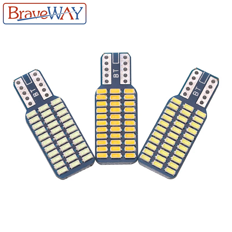 BraveWay T10 192 194 168 W5W светодиодный лампы 33 SMD 3014 автомобильные задние фары купольная