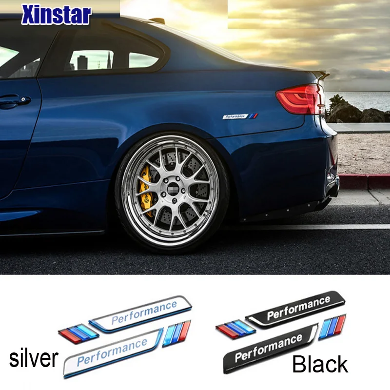 

2pcs acrylic M performance car windows sticker car side body emblem sticker for bmw M E71 E87 E61 E60 E90 E46 F10 F20 F30 X5 X6