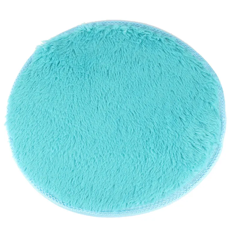Blue NK декоративные круглые 40 см/80 см/100 см одноцветные ковры для гостиной большой размер коврики для украшения дома коврики для йоги - Цвет: Blue