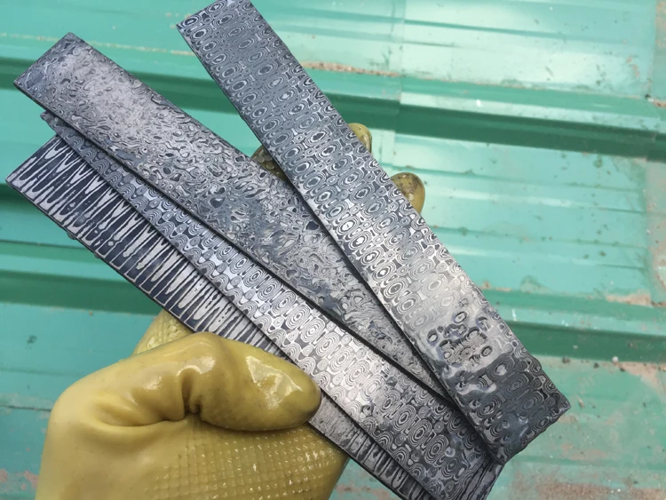 350 мм разнообразный DIY нож для изготовления дамасской стали узор из розы лезвие