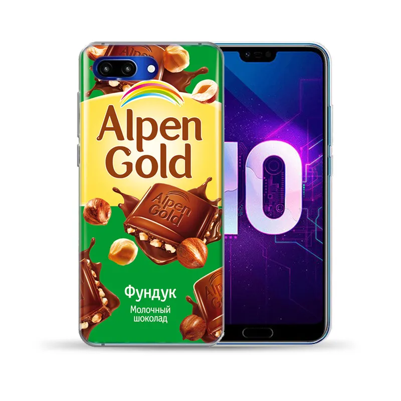 12 Забавные Шоколад Мягкий ТПУ чехол Обложка для huawei Honor 9 10 Lite вид 20 8X 8C 7A Y5 Y6 II Y3 Y7 Y9 NOVA 4 3 3I - Цвет: 12