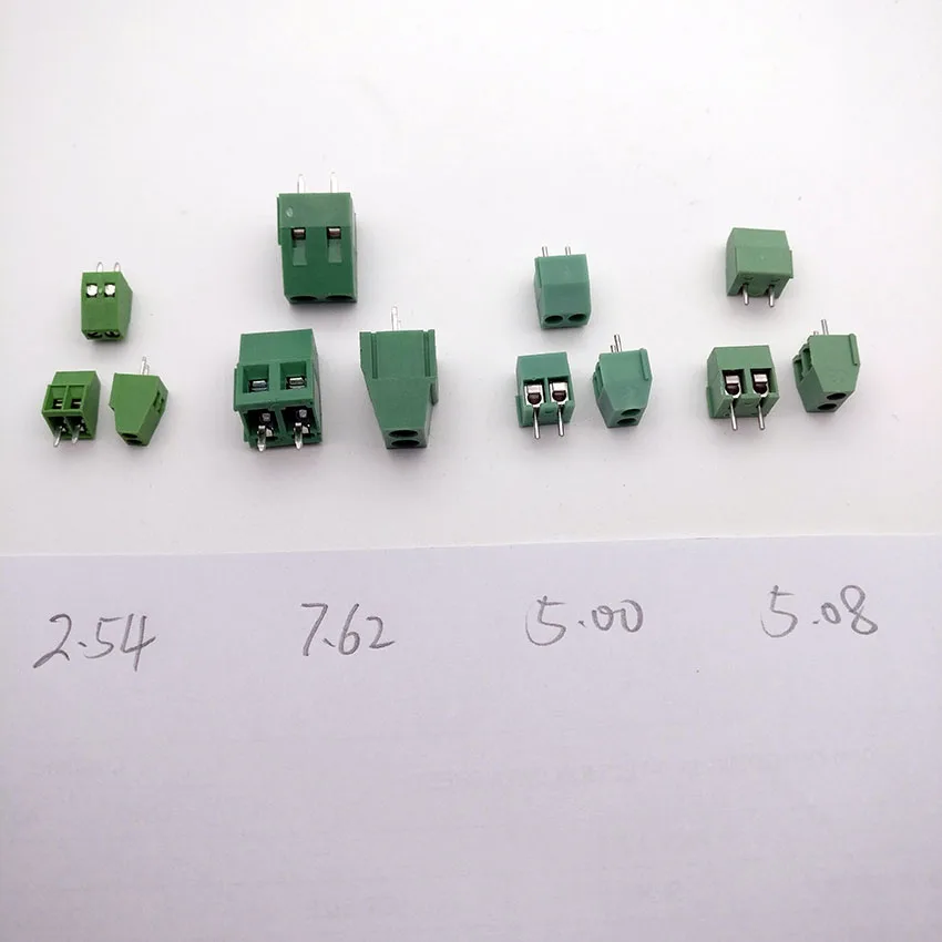 (100 шт./лот) коннектор для винтовой клеммной колодки печатной платы стандартный