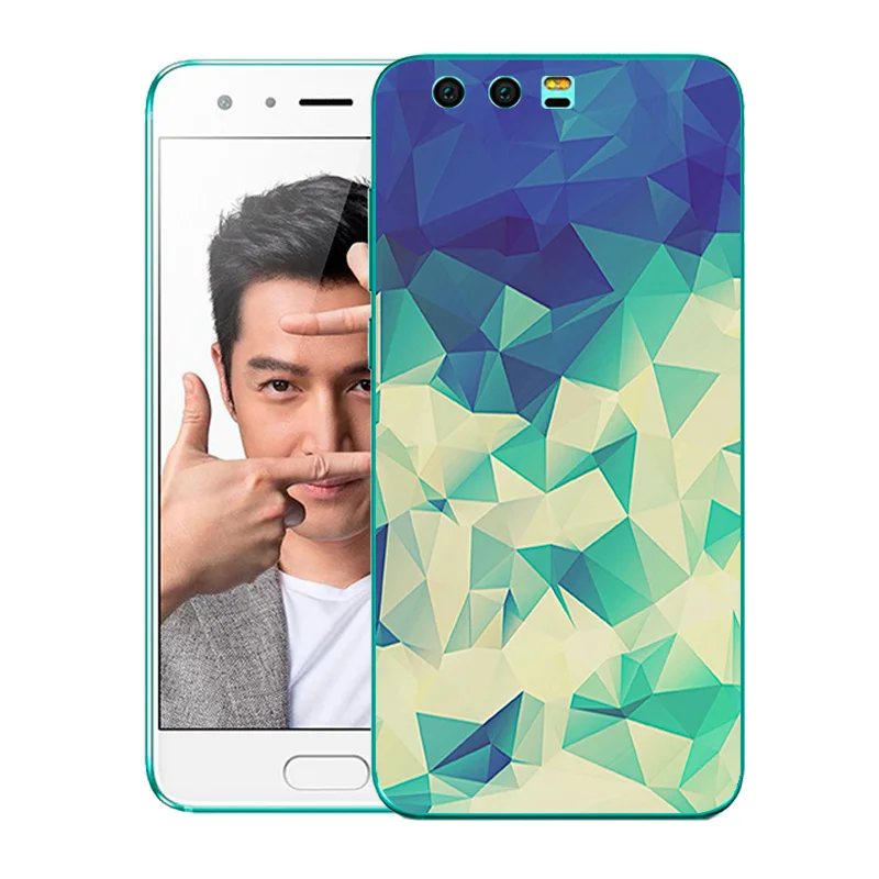 Силиконовый чехол для Huawei Honor 9 с мраморным принтом чехлы Premium Capa мягкие из ТПУ