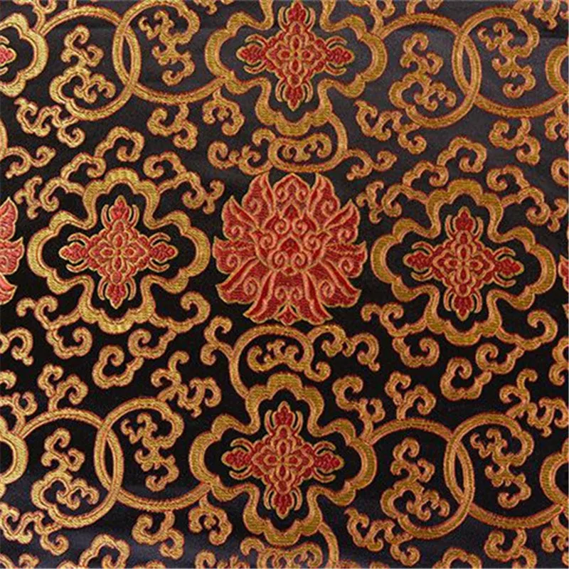 CF41 5yards 75cm Jacquard Brocade Fabric Chinese Style Wedding Cheongsam Qipao Cosplay Tang Suit 11 Colors | Дом и сад