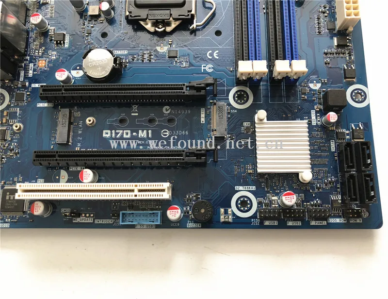 100% рабочая настольная материнская плата для MATX Q170 M1 1151 DDR3 системная полностью