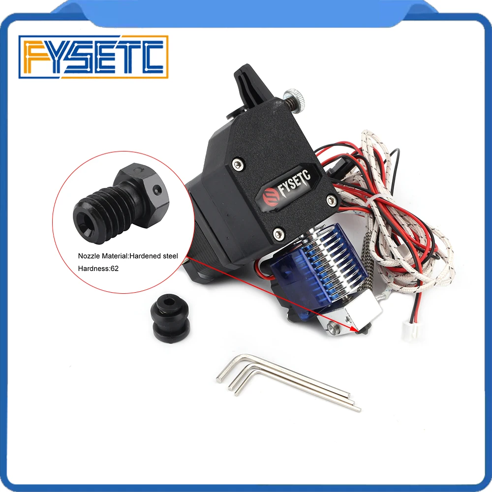 BMG экструдер Боуден v6 Hotend двойной привод экструдер с датчиком PT100 затвердевает насадка для Wanhao D9 Creality CR10 Ender 3 Anet E10