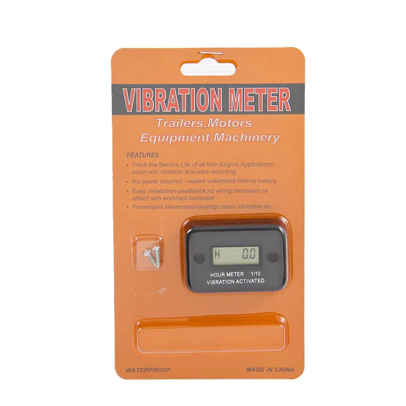 Водонепроницаемая Вибрация беспроводной счетчик часов для газового дизельного