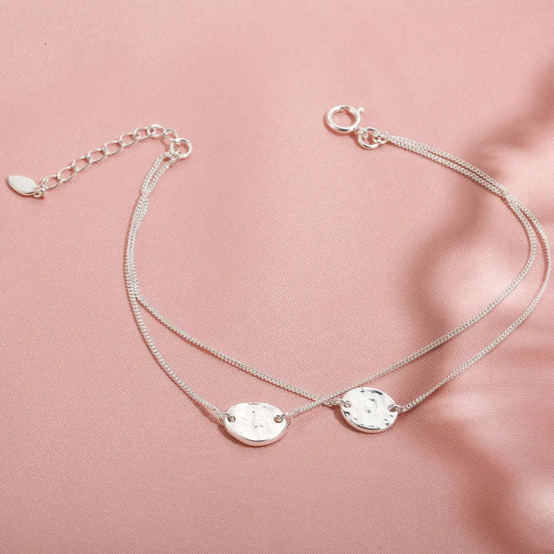 Sa silverage Романтический стерлингового серебра 925 двухэтажные Цепи Ювелирные