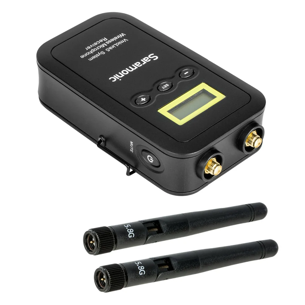 Saramonic 5.8 ГГц Беспроводной петличный микрофон Системы vmiclink5 3 Передатчики и 1