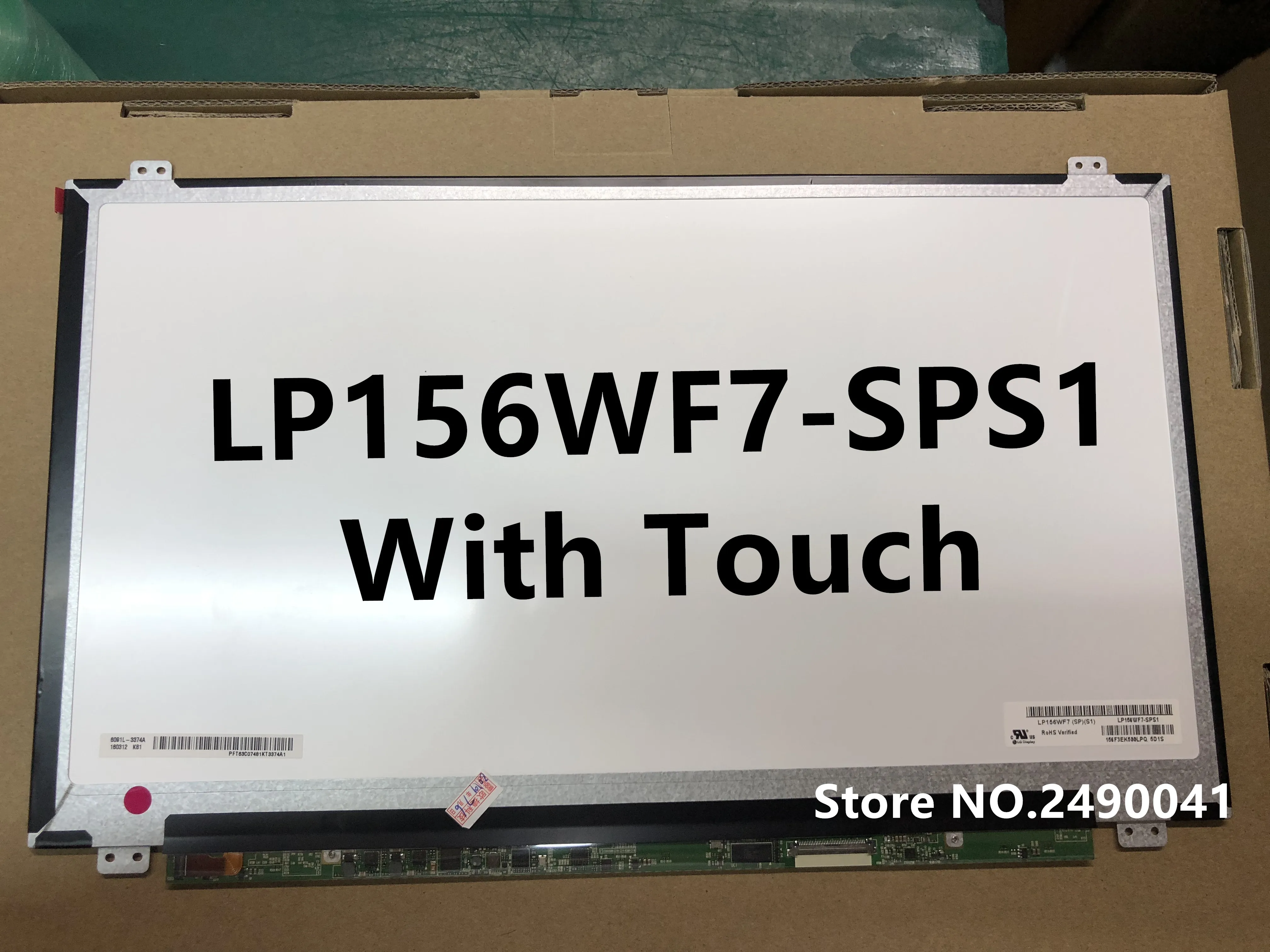 LP156WF7 SPS1 IPS сенсорная Матрица для ноутбука 15 6 &quotLP156WF7 (SP) (S1) глянцевый FHD 1920X1080 40Pin
