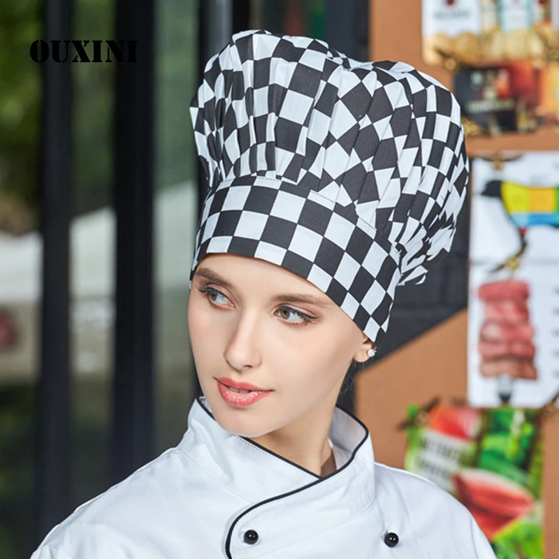 Шапка шеф-повара для приготовления пищи шляпа кафе ресторана барбекю кухни