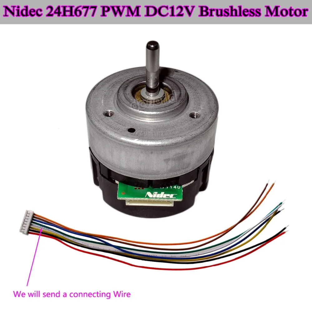 BLDC Nidec 24H677 PWM DC 12 В безщеточный Вт/внутренний драйвер ШИМ регулировки скорости