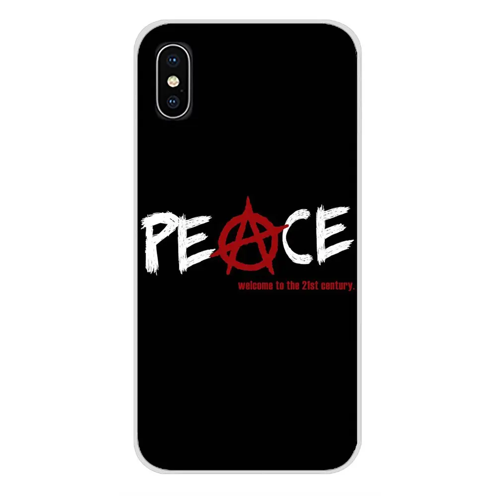 Для Motorola Moto X4 E4 E5 G5 G5S G6 Z Z2 Z3 G3 G2 C Play Plus amazing Anarchy Symbol A logo Аксессуары чехлы для