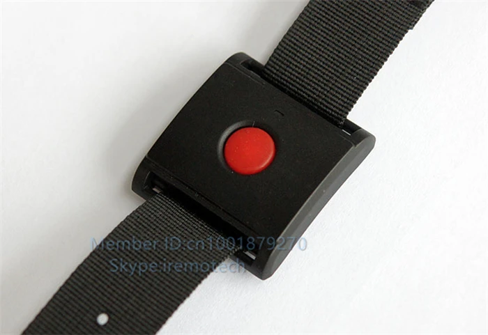 Часы беспроводной кнопку вызова Водонепроницаемые часы передатчик вызов|call