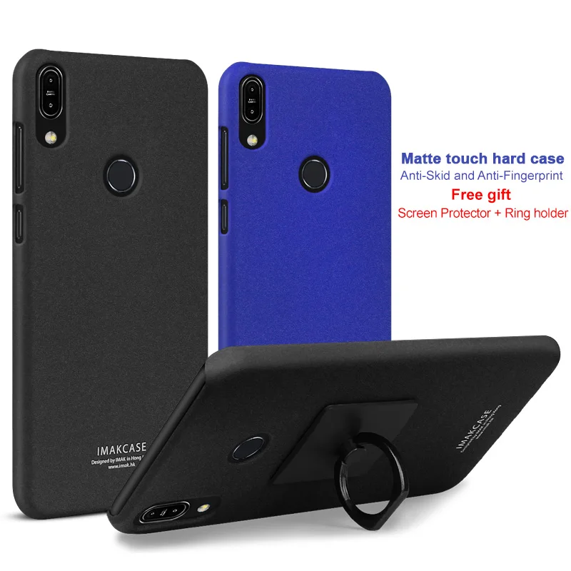 Imak Ковбой Матовый Жесткий Чехол для ПК чехол Asus Zenfone Max Pro M1 ZB601KL ZB602KL с откидной