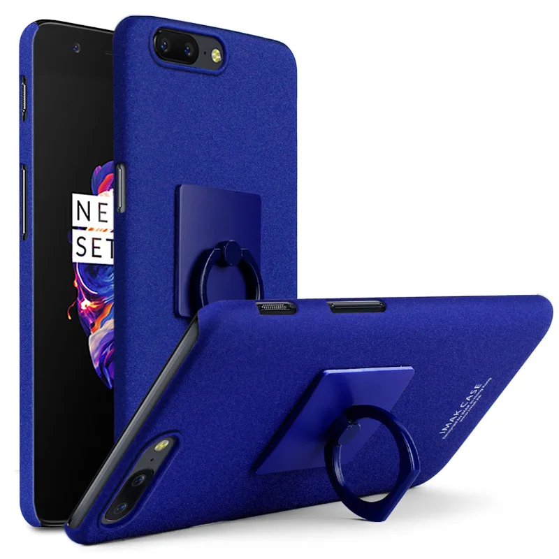 Чехол Coque для OnePlus 5 IMAK Ковбой Shell жесткий чехол телефона один плюс A5000 палец кольцо