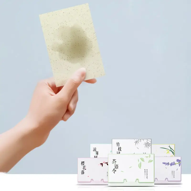 100 шт./кор. лица впитывающие масло Бумага фритюрница масляный Управление черных