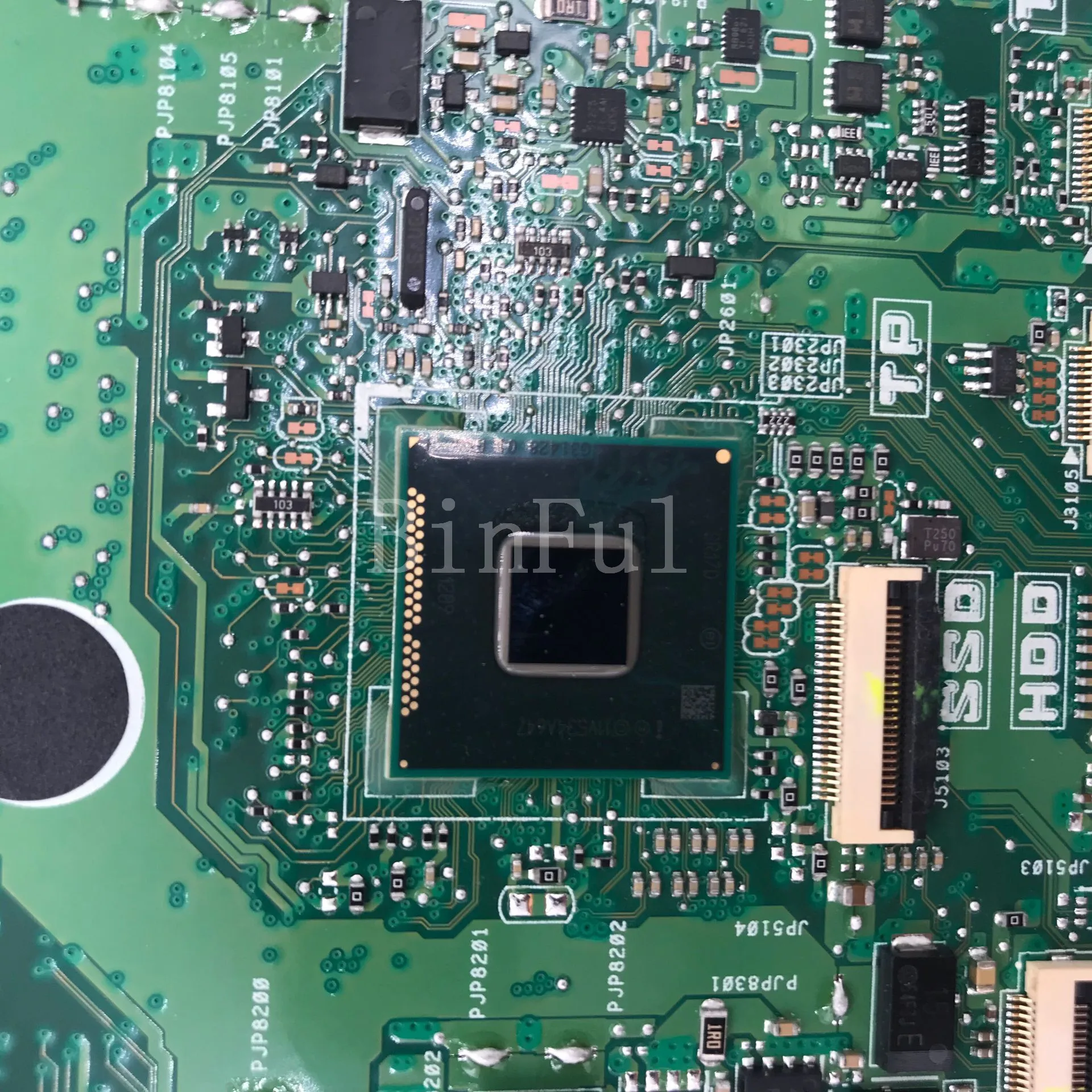 Высококачественная материнская плата для ноутбука G750JZ REV.2.0 с SR1PX I7 4710HQ CPU 100%