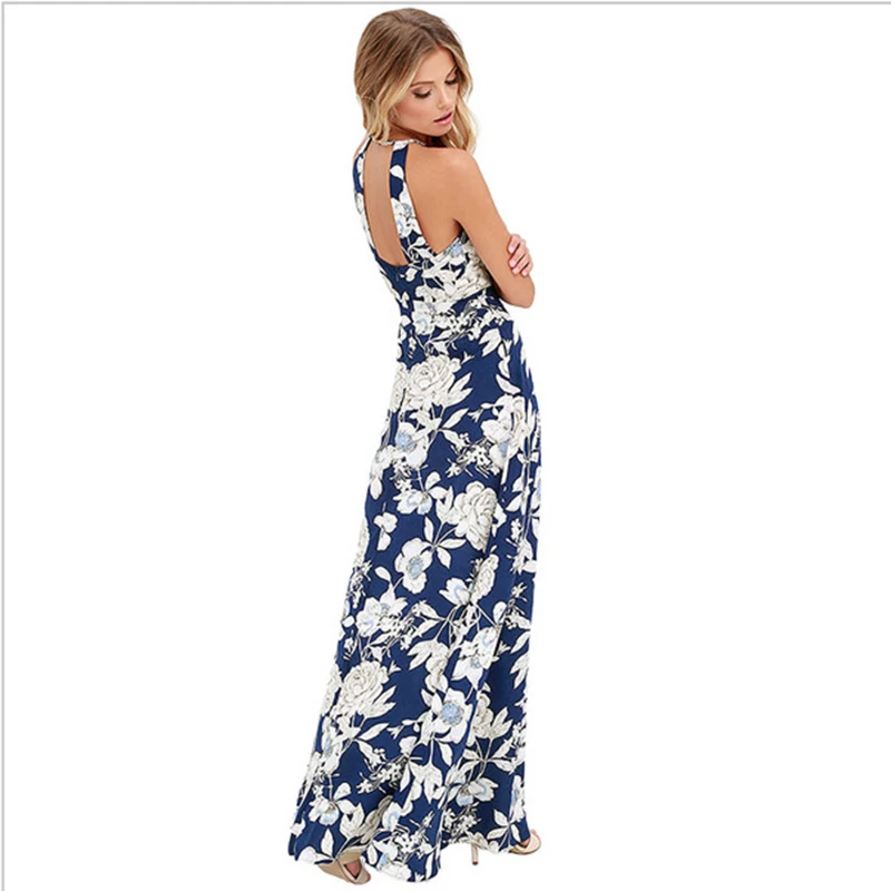 Женское платье с поясом и v образным вырезом большие размеры Длинное Платье