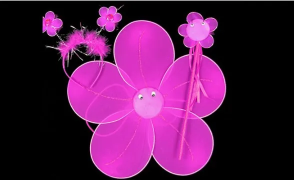 Бесплатная доставка красный синий розовый белый ангел Подсолнух крылья феи