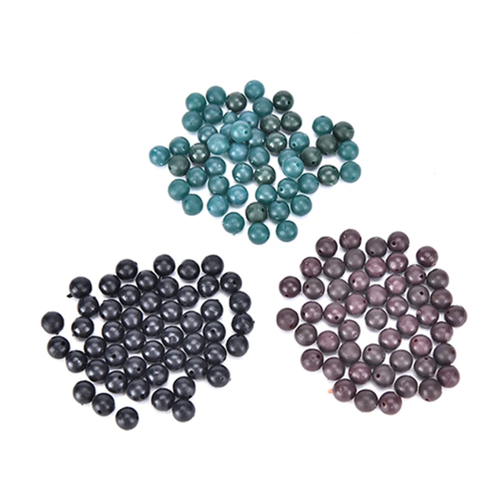 

50Pcs 8mm Soft Carp Fishing Beads Round Floating Rig Beads Carp Fishing Accessories