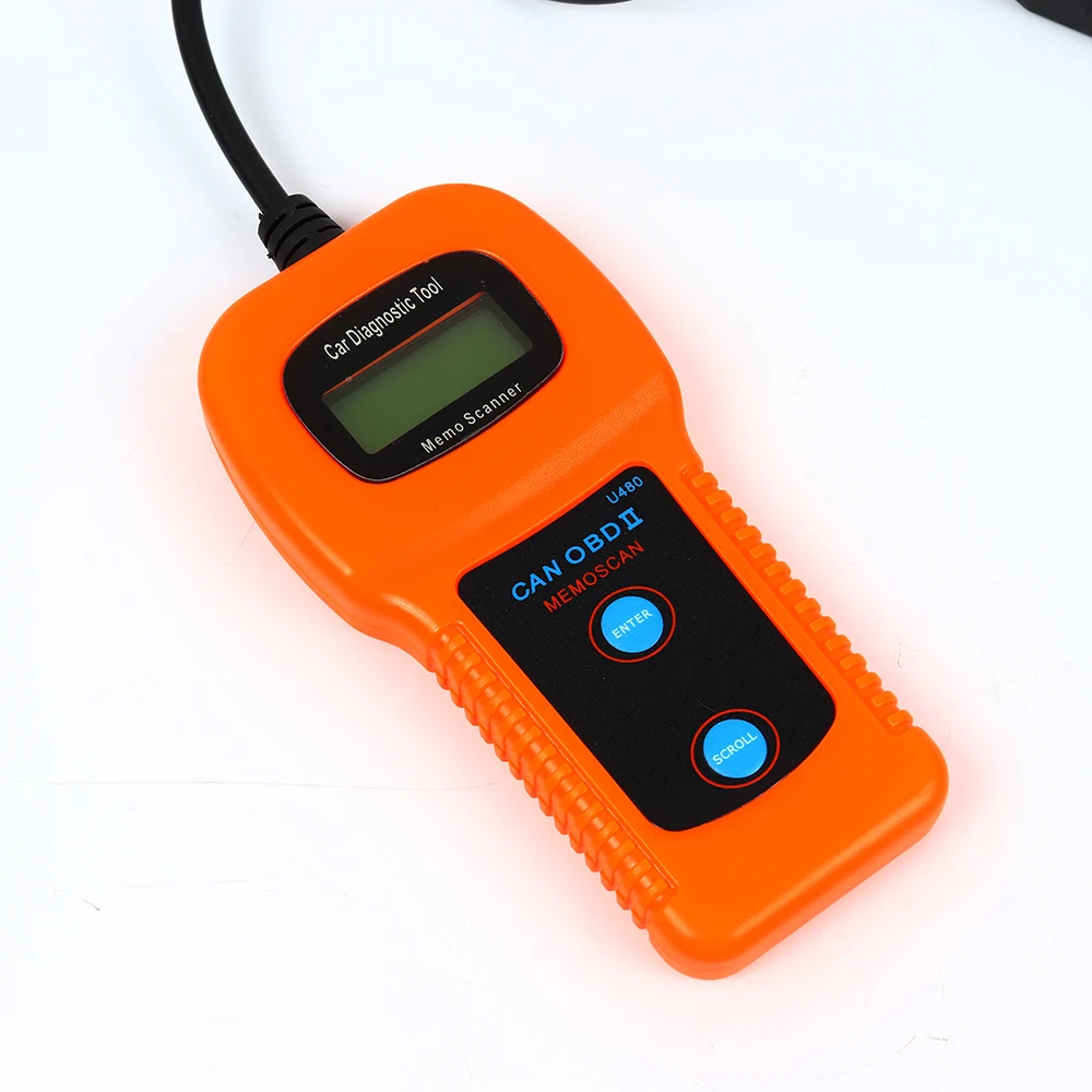 1 шт. U480 сканер кодов неисправностей автомобиля CAN BUS OBD2 EOBD диагностический