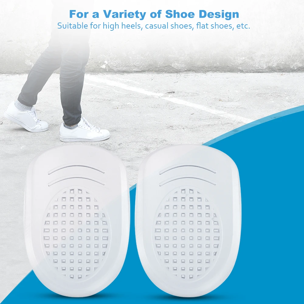 Силиконовые гелевые невидимые стельки Elino вставки для обуви Женская Подушечка