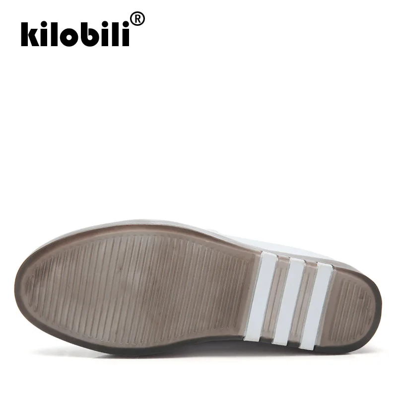 Kilobili/2019 г. весенние женские туфли на плоской подошве слипоны кроссовки платформе