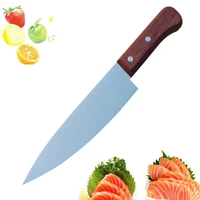 sbz 7inch chef kitchen knife 4cr13 stainless steel flowing sand veins sharp blade cooking tools gift sale color wood handle