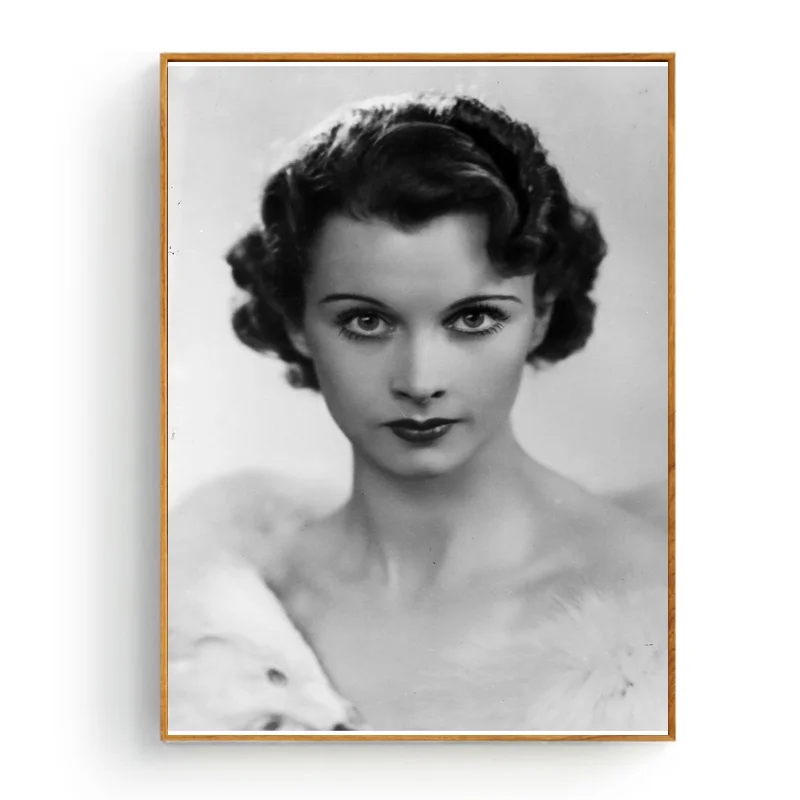 Vivien Leigh Шелковый тканевый постер и напечатанный настенный художественный