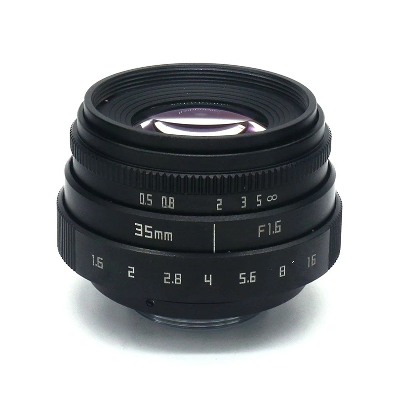 Мини 35 мм F1.6 APS-C ТВ Объектив/CCTV объектив Объектив для 16 C крепление камеры |