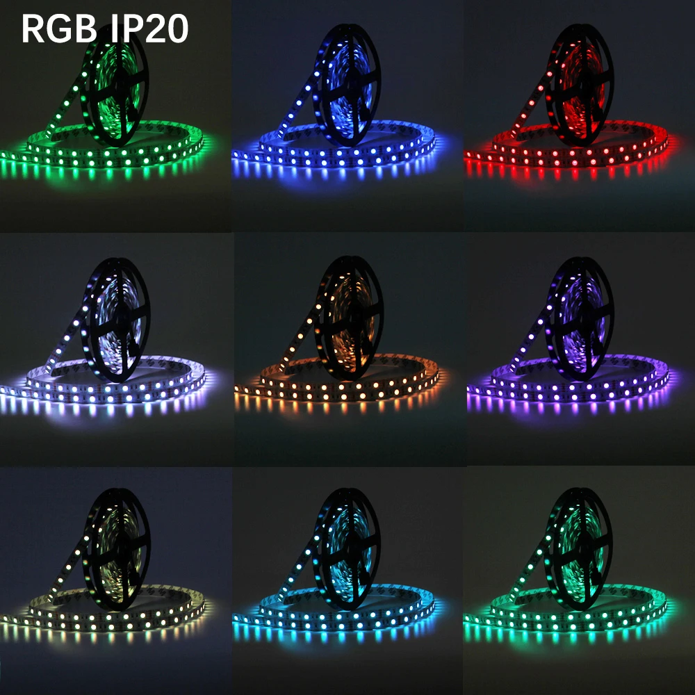 12 В светодиодные ленты 5050 RGB 5 м 300 светодиодный s RGBW rgbww полосы света + 2 4 г RGB/RGBW