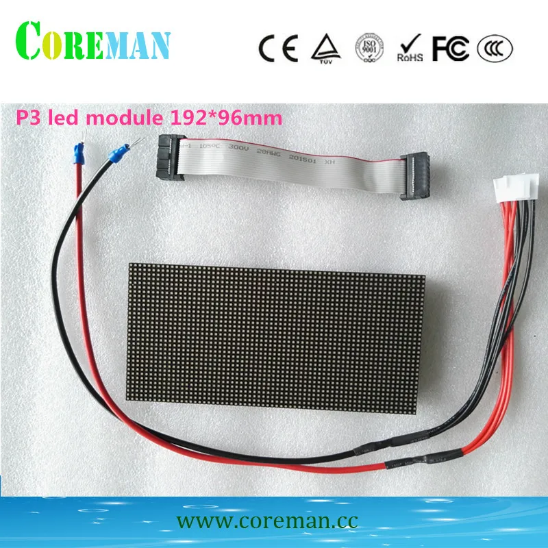 Панель Светодиодная p3mm 64*32 высококачественный RGB модуль p3 полноцветный Шэньчжэнь