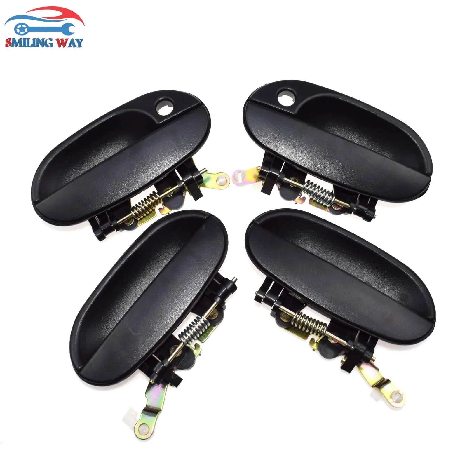 Ручка двери SMILING WAY # передняя + задняя левая и правая 4 шт. для Hyundai Accent 1995 1996 1998 2005 1 5